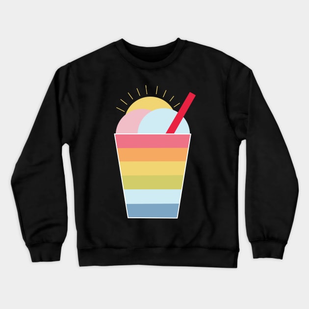 You are my sunshine - Rainbow Coffee Cup Crewneck Sweatshirt by KathrinLegg